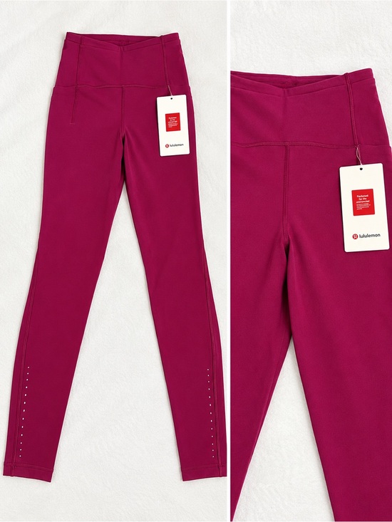 lululemon athletica Pants - lululemon athletica Women's Magenta High-Rise Leggings